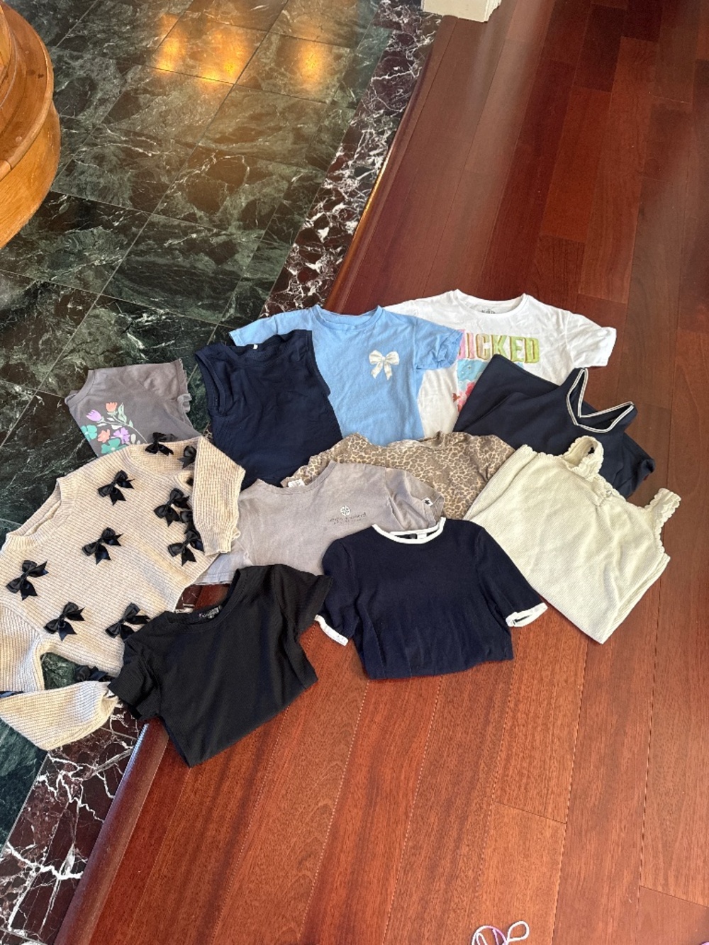 Little girls 12/14 bundle of tops and dresses